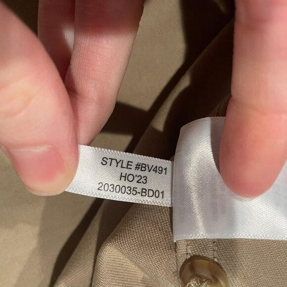 J.Crew Men's Sz L Relaxed Garment-Dyed Heavyweight Twill Shirt Tan BV491 - Picture 8 of 8